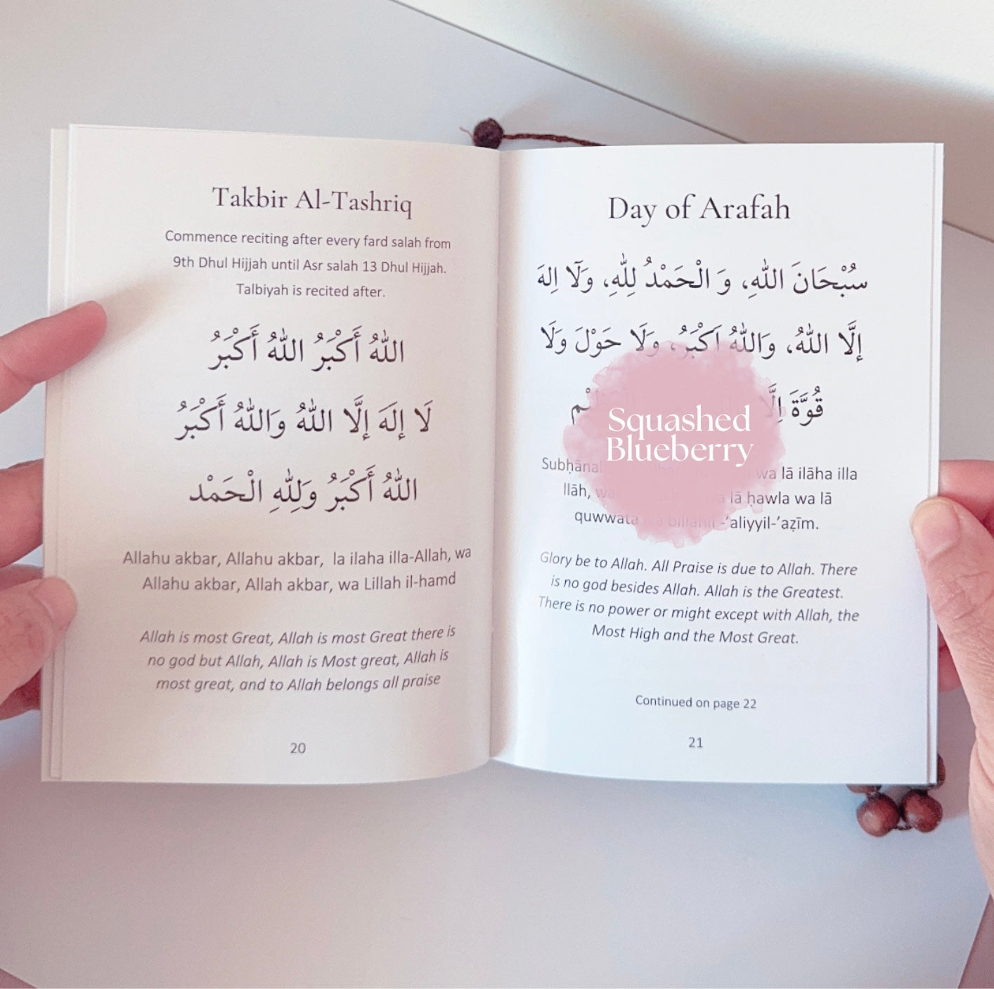 Duas for Hajj booklet A6 - Large Font