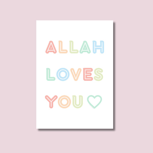 Allah Loves You • A4