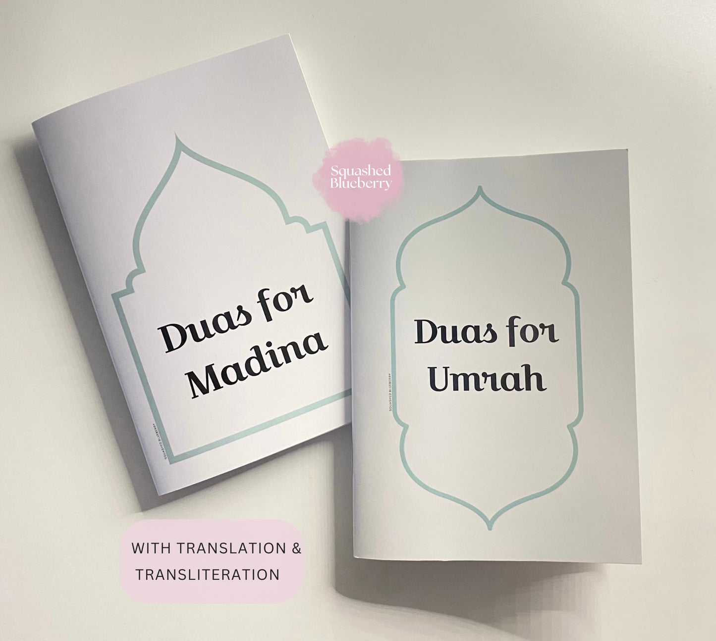 Large Umrah and Madina dua booklets A6 set
