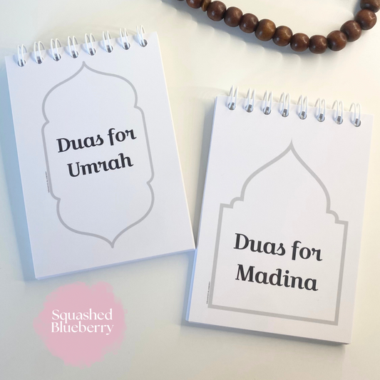 With translation • Umrah & Madina Dua Cards SET • Umrah and Rawdah Dua List • Pocket Sized Books