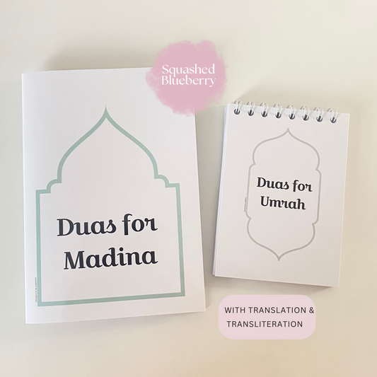 Set • Umrah Dua Cards + Large Madina dua booklet